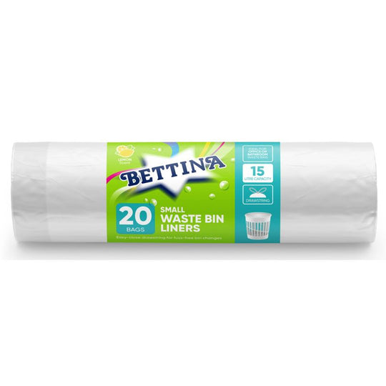 Bettina Bin Liner Lemon Fragrance 15L 20 Pack