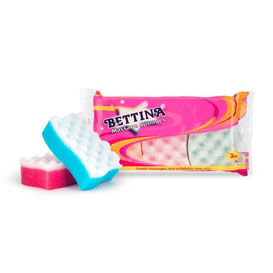 Bettina Massage Sponges 3 Pack - Case of 6