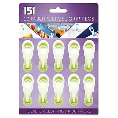 151 Multipurpose Grip Pegs 10 Pack