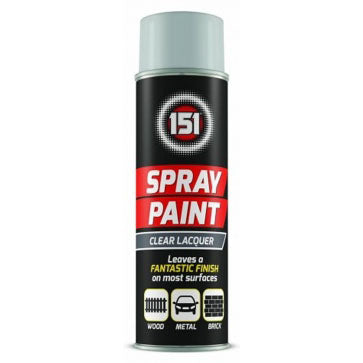 151 Spray Paint Clear Lacquer 250ml - Case of 12