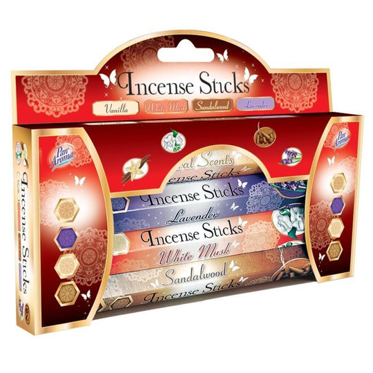 Pan Aroma Incense Sticks with 4 Different Scents 60 Pack