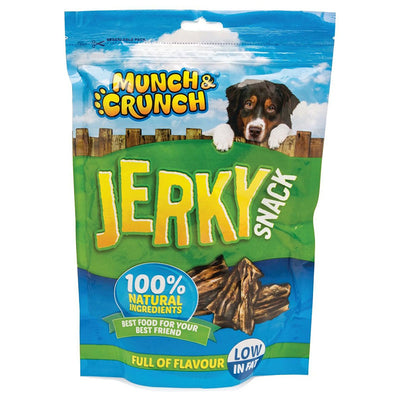Munch & Crunch Jerkies Dog Snack 100g