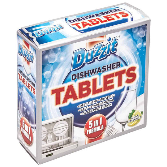 Duzzit Dishwasher Tablets Lemon Fragrance 12 Pack - Case of 16