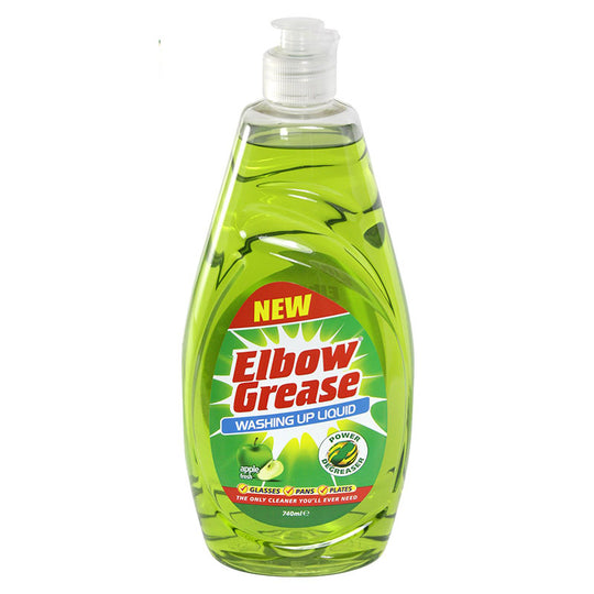 Elbow Grease Washing Up Liquid Apple 740ml - Case of 12