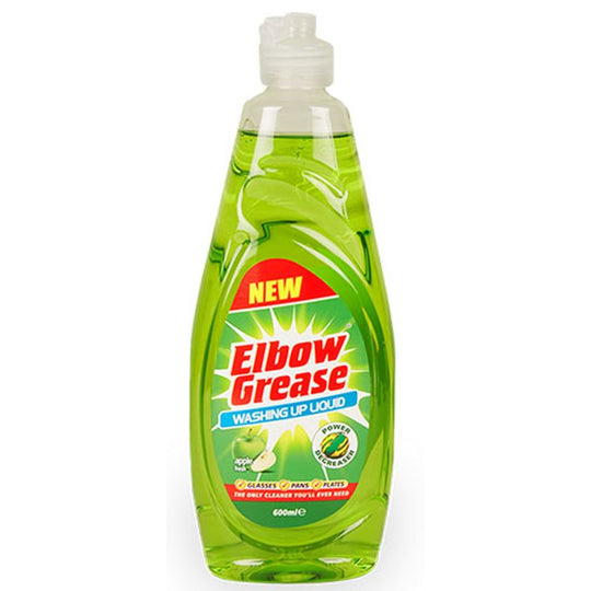 Elbow Grease Washing Up Liquid Apple 600ml - Case of 12