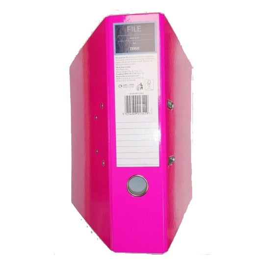Lever Arch File A4 Pink Folder - Case of 10