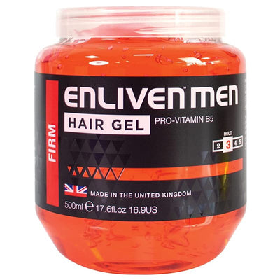 Enliven Firm Hold Hair Gel 500ml - Case of 6
