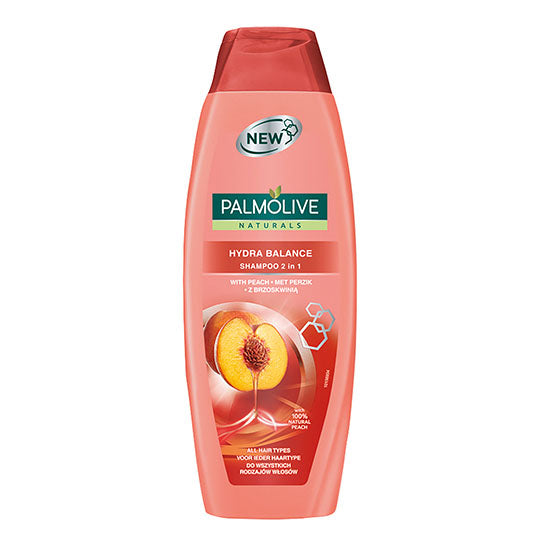 Palmolive Naturals Shampoo 2 in 1 Hydra Balance Peach 350ml - Case of 6