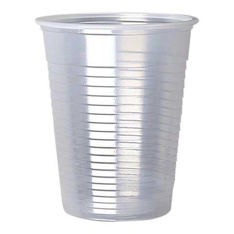 Disposable Plastic Drinking Cups Clear 7oz 100 Pack