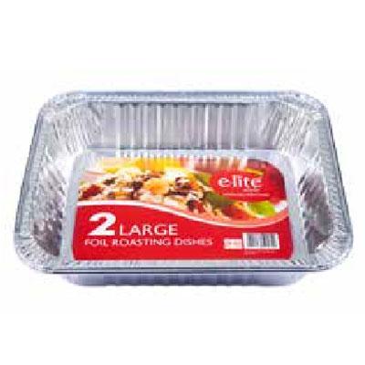 E-lite Style Foil Large Roasting Dish 2 Pack