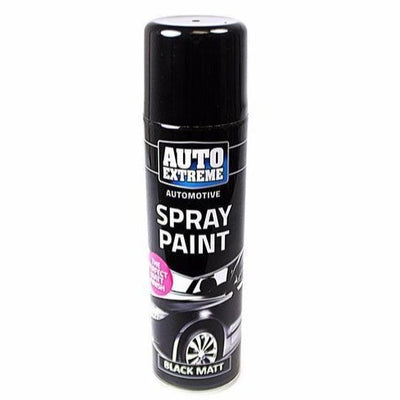 Rapide Auto Extreme Automotive AX Spray Paint Black Matt 250ml - Case of 12