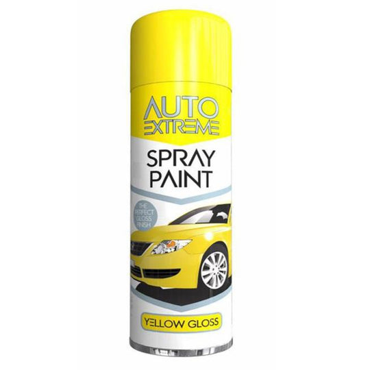 Rapide Auto Extreme Automotive AX Spray Paint Yellow Gloss 250ml