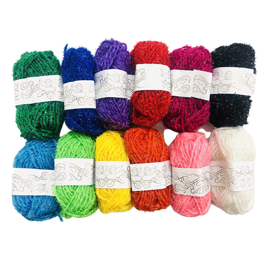 Knitting Wool Multi Colour Mix - Case of 12