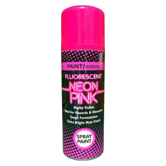 Rapide Paint Factory Spray Paint Fluorescent Neon Pink 200ml