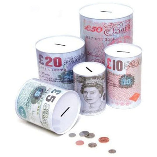 Pound Note Money Saving Tin Large