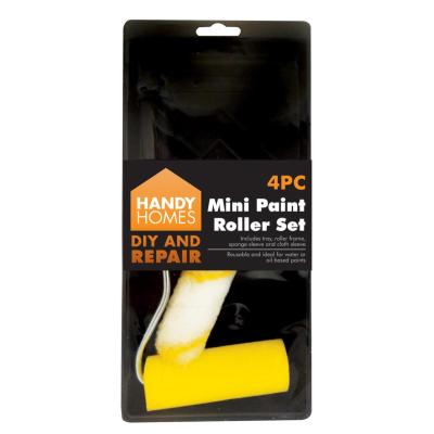 Handy Homes Mini Paint Roller Set 4 Pack