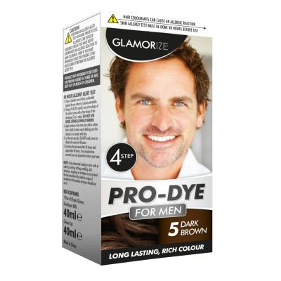 Mens Dark Brown Hair Dye No.5 1pk