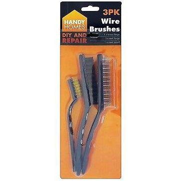 Handy Homes Wire Brushes Set 3 Pack