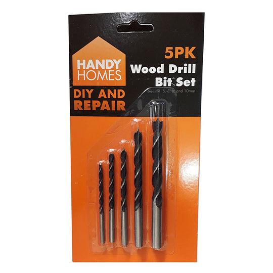 Handy Homes Wood Drill Bit Set 5 Pack