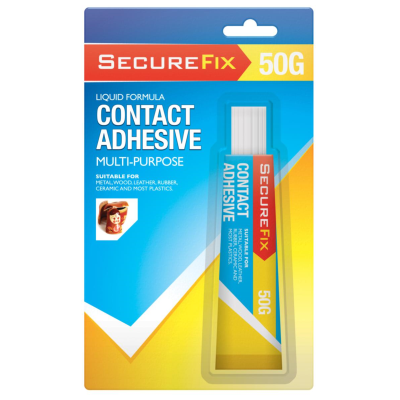 Secure Fix Contact Adhesive Multi-Purpose - Case of 12