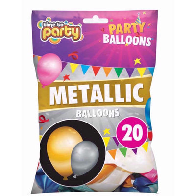 Metallic Balloons 20pk