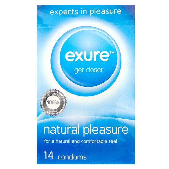 Exure Get Closer Natural Pleasure Comfortable Condoms 14 Pack