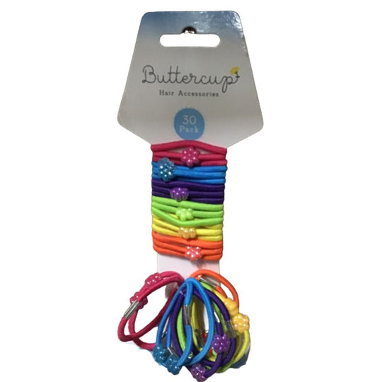 Buttercup Hair Bands 30 Pack