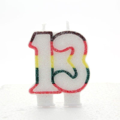 Multicolour Age 13 Candle - Case of 6