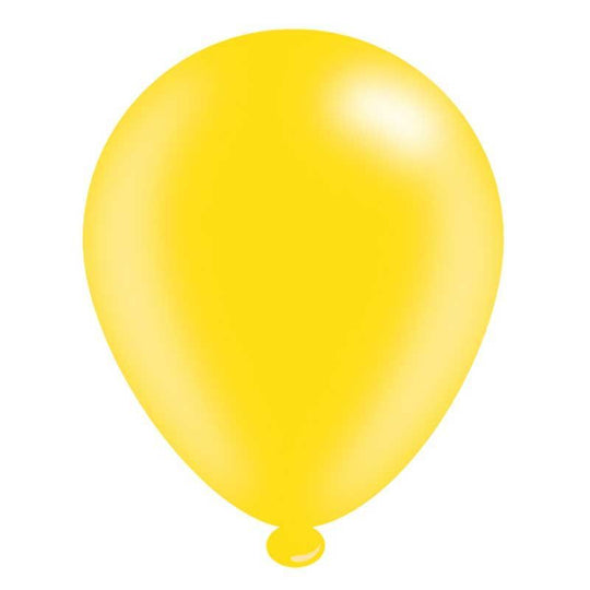 Latex Balloons Yellow 8 pack - Case of 6