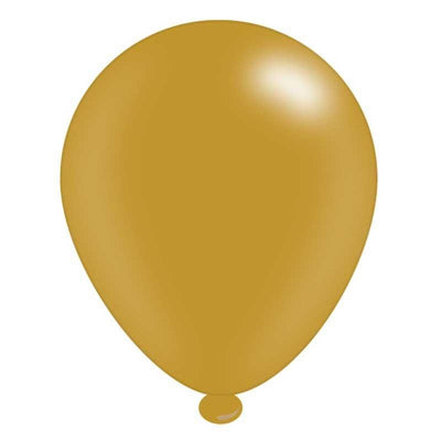 Gold Latex Balloons x 6 pks of 8 balloons (1/48)