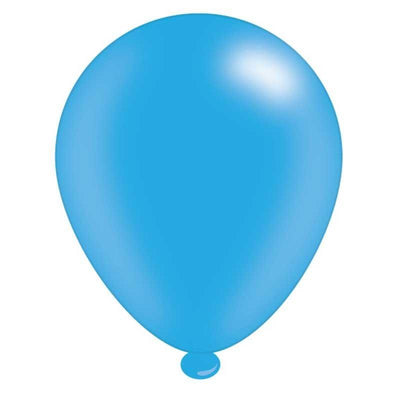 Light Blue Latex Balloons x 6 pks of 8 balloons (1/48)