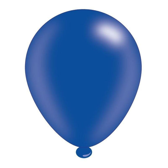 Dark Blue Latex Balloons x 6 pks of 8 balloons (1/48)