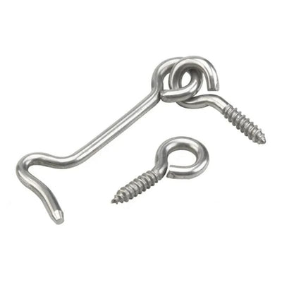 Value Pack Gate Hooks & Eyes 100mm