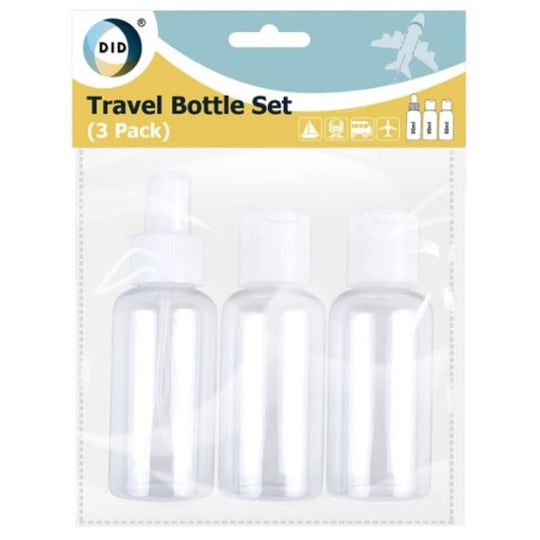 DID Travel Bottles Set 3 Pack