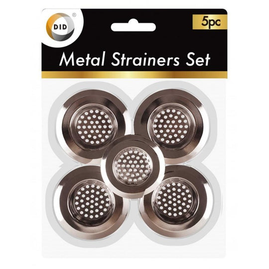 Metal Sink Strainers 5 Pack