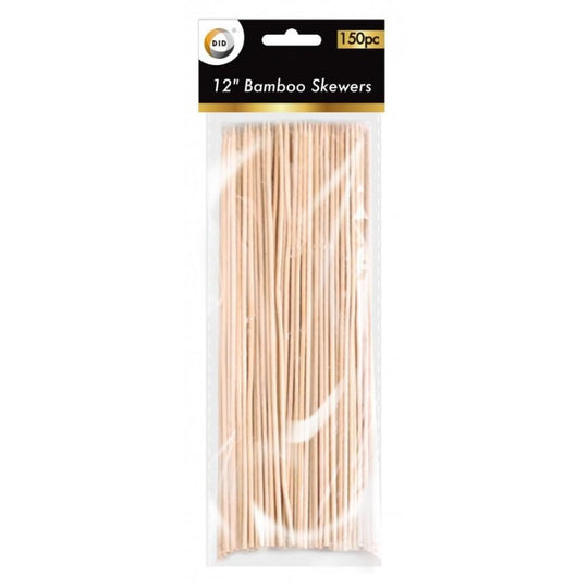 DID Bamboo BBQ Skewers Sticks 150 Pack