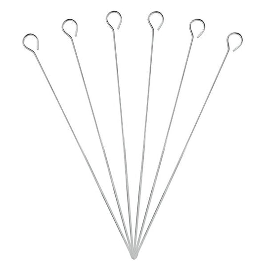Metal BBQ Skewers Medium 5 Pack