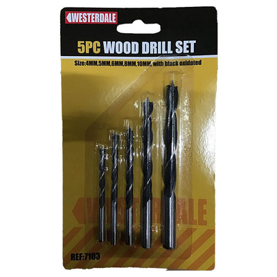 Westerdale Wood Drill Set 5 Pieces