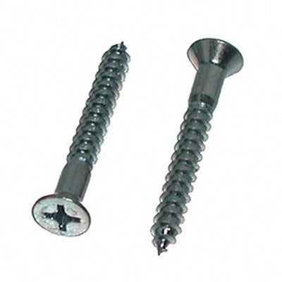 Pozi Csk Hardened Twinthread Woodscrews Zinc 8 x 1"