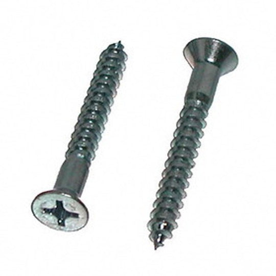 Pozi Csk Hardened Twinthread Woodscrews Zinc 8 x 1"