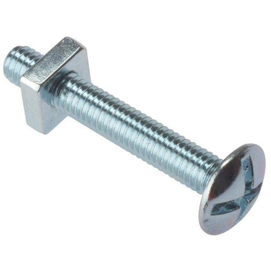 Roofing Bolts & Nuts Zinc M6 x 25