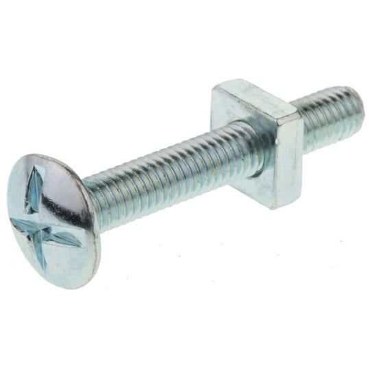 Roofing Bolts & Nuts Zinc M6 x 40
