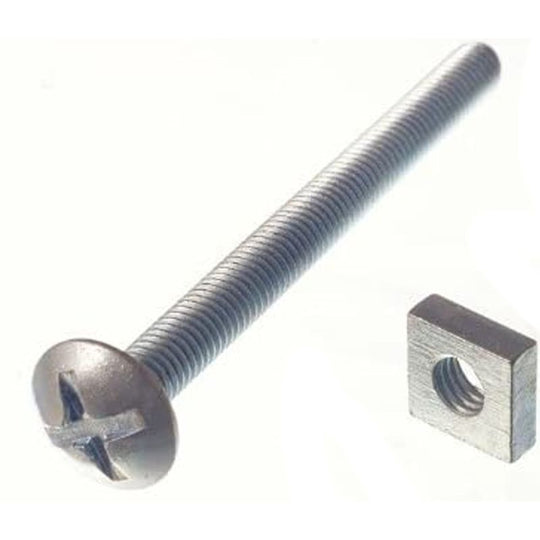 Roofing Bolts & Nuts Zinc M6 x 50