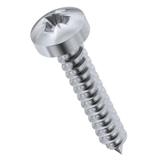 Pozi Pan Self Tapping Screws Z 8 x 1/2''