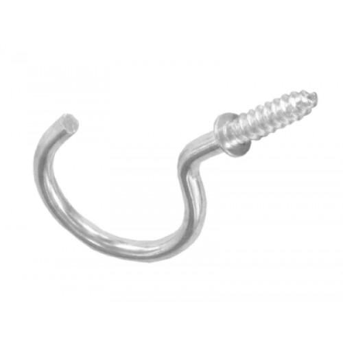 1 1/2" (40mm) Cup Hooks Chromed