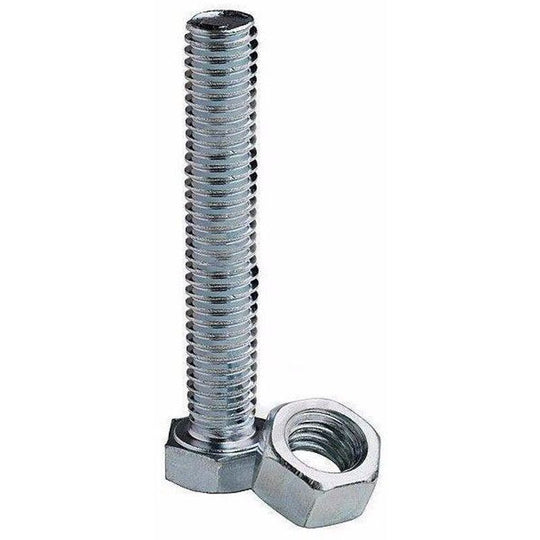 Hex Bolts & Nuts Zinc M8 x 80