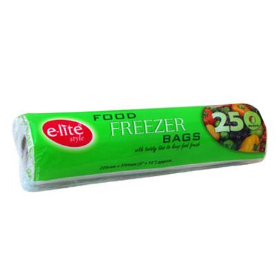 E-lite Style Food Freezer Bags 250 Roll Pack Medium