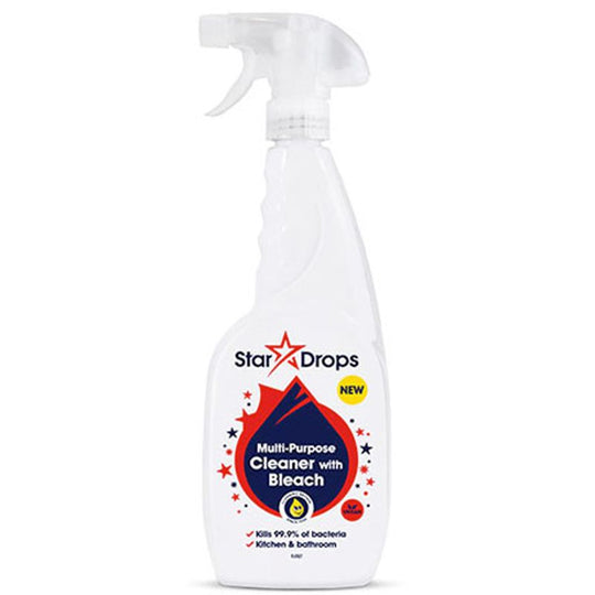 Stardrops Multi Cleaner With Bleach 750ml - Case of 12