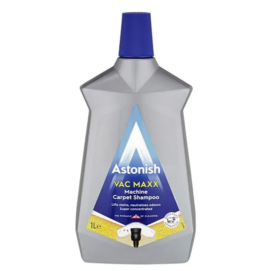 Astonish Vac Maxx Machine Carpet Shampoo 1L - Case of 12