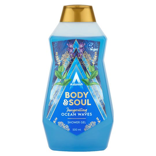 Astonish Shower Gel Ocean Waves 500ml - Case of 6